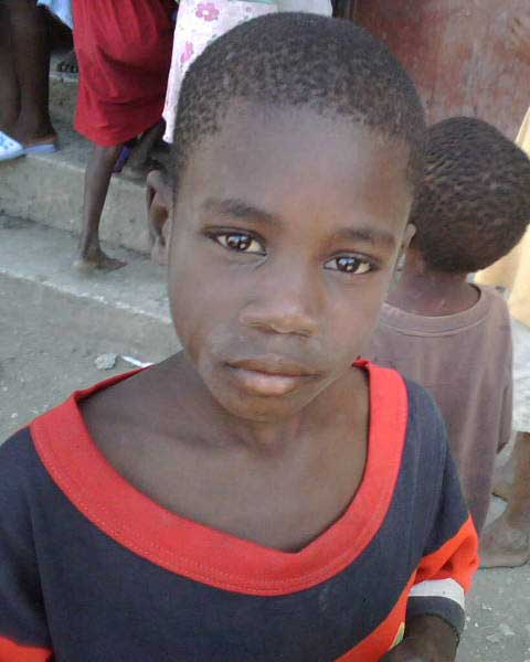 starving child in haiti